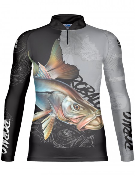 Camiseta de Pesca Go Fisher Action UV Robalo - GO 10 - GG