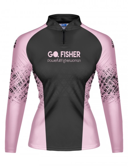 Camiseta de Pesca Feminina Go Fisher Powerful - GOG 06 - EX