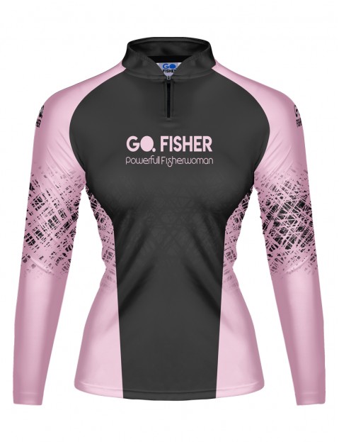 Camiseta de Pesca Feminina Go Fisher Powerful - GOG 06