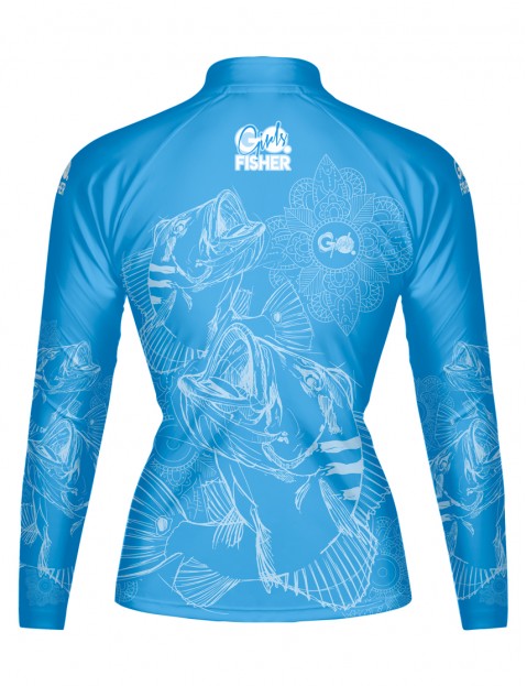 Camiseta de Pesca Feminina Go Fisher Tribe - GOG 07