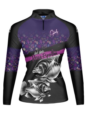 Camiseta de Pesca Feminina Go Fisher Tilápia - GOG 12