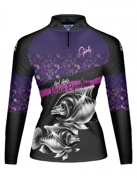 Camiseta de Pesca Feminina Go Fisher Tilápia - GOG 12 - EX
