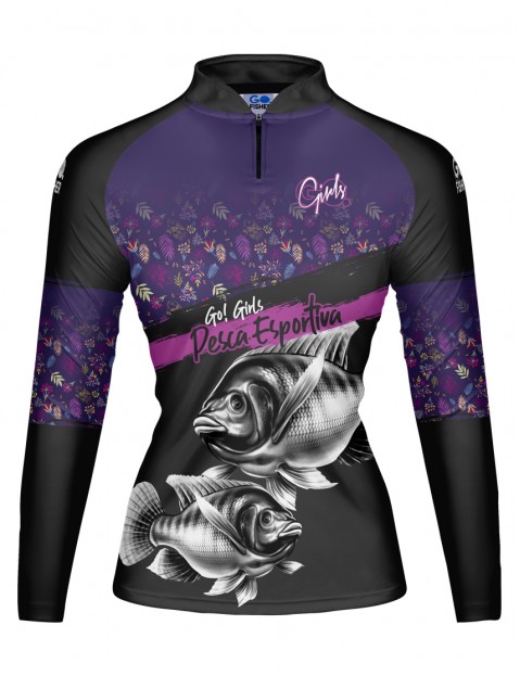 Camiseta de Pesca Feminina Go Fisher Tilápia - GOG 12