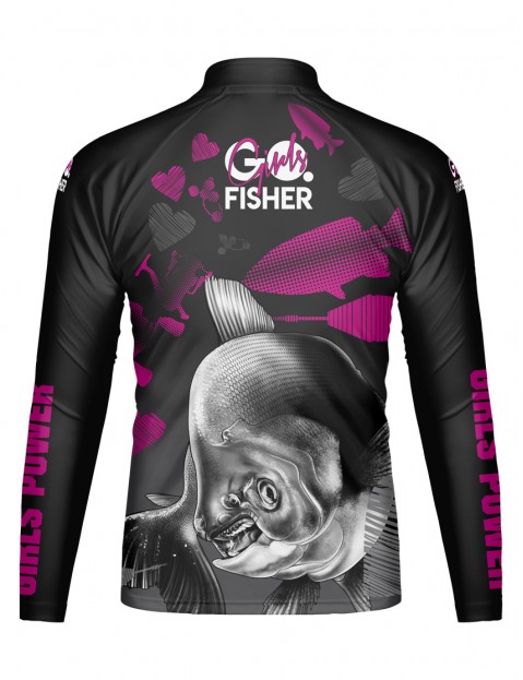 Camiseta de Pesca Infantil Feminina Go Fisher Tamba - GOG 01