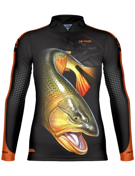 Camiseta de Pesca Go Fisher Action UV Dourado - GF 04 - P