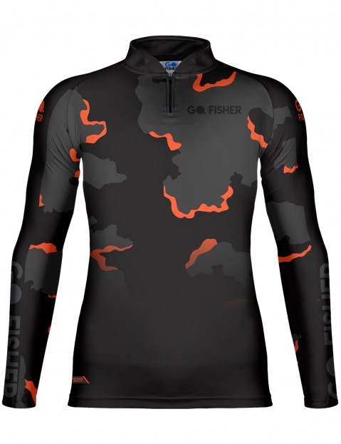 Camiseta de Pesca Go Fisher Action UV Camouflage - GF 07