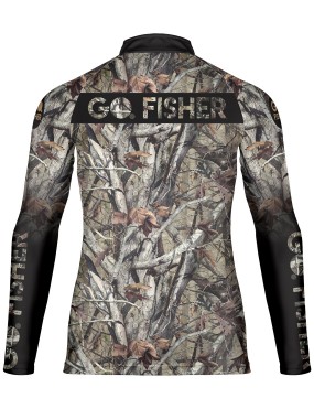 Camiseta de Pesca Go Fisher Action UV Foliage - GF 09