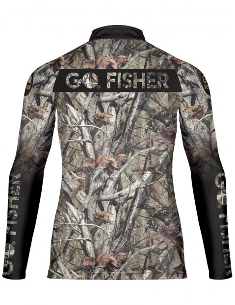 Camiseta de Pesca Go Fisher Action UV Foliage - GF 09
