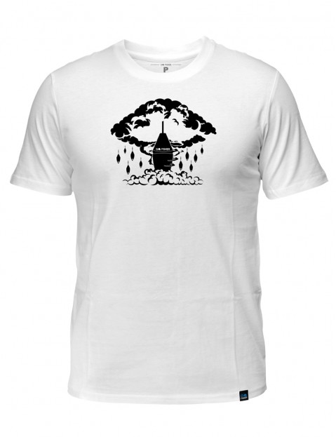 Camiseta Go Fisher casual 100% algodão - Bomb - Branca