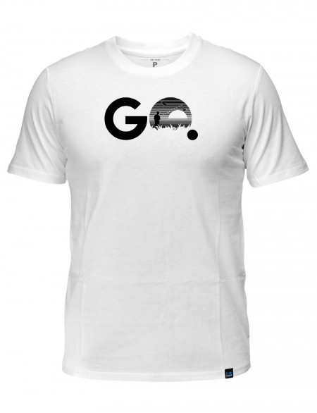 Camiseta Go Fisher casual 100% algodão - Go - Branca