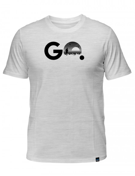 Camiseta Go Fisher casual 100% algodão - Go - Mescla