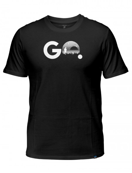 Camiseta Go Fisher casual 100% algodão - Go - Preta