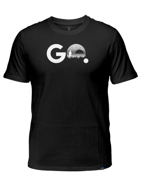 Camiseta Go Fisher casual 100% algodão - Go - Preta