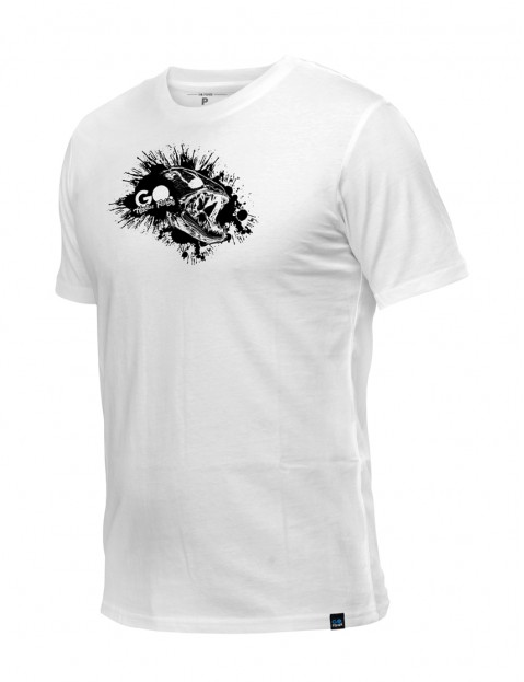 Camiseta Go Fisher casual 100% algodão - Traira - Branca