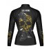 Camiseta de Pesca Feminina Go Fisher Dourado - GOG 04 - Personalizada