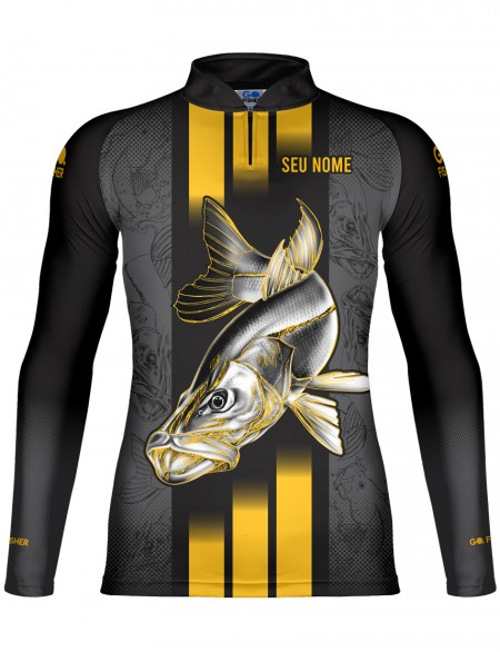 Camiseta De Pesca Go Fisher UV50+ Tucunaré Limited Edition - Personalizada