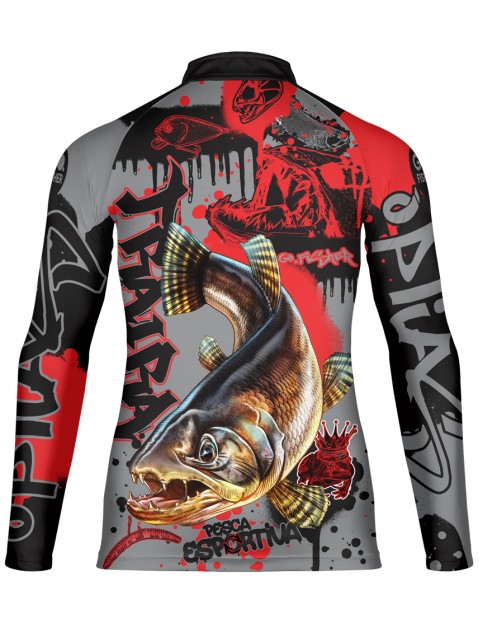 Camiseta De Pesca Go Fisher UV50+ Traíra Limited Edition - Personalizada